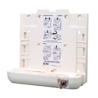 BRACKET, F/SHARPS WALL LOCKINGF/5.4QT CONT (10/CS)