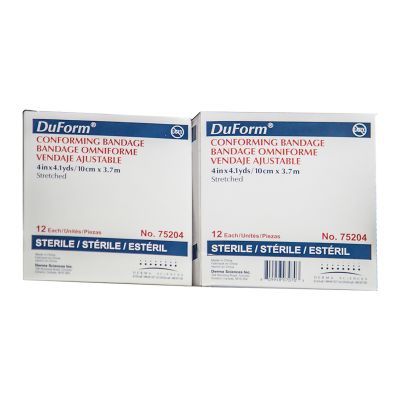 Duform® Sterile Conforming Bandage, 4 Inch x 4-1/10 Yard, 1-Ply