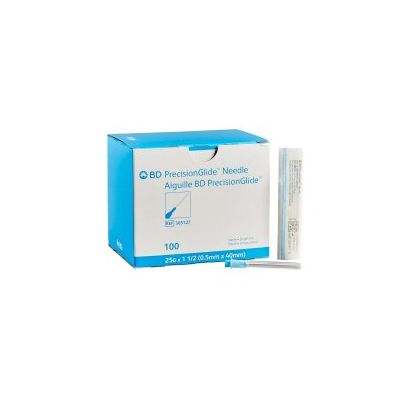 Hypodermic Needle PrecisionGlide™ 1-1/2 Inch Length 25 Gauge Thin Wall Without Safety