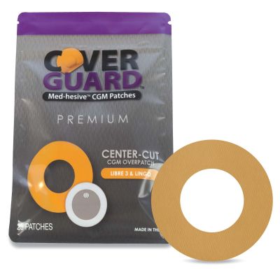 OVERPATCH, CVRGRD CTR CUT F/FREESTYLE LIBRE3 (25/CT 150CT/CS