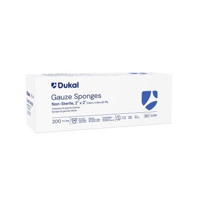 Dukal™ Gauze Sponge, 2 x 2 Inch, 8-Ply