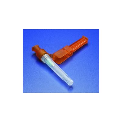 Safety Hypodermic Needle Needle-Pro® 5/8 Inch Length 25 Gauge Regular Wall Hinged Safety Needle