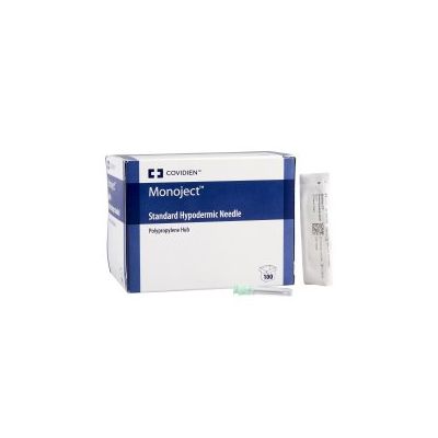Hypodermic Needle Monoject™ SoftPack 1 Inch Length 18 Gauge Regular Wall Without Safety