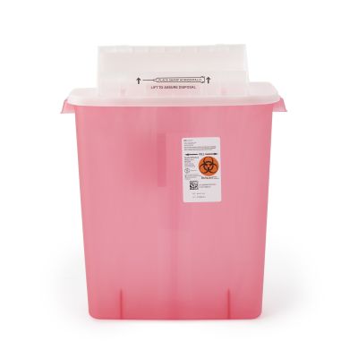 CONTAINER, SHARPS TRANS RED 3GL (10/CS)