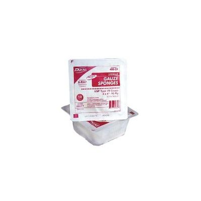 Dukal™ Sterile USP Type VII X-Ray Detectable Gauze Sponge, 4 x 4 Inch, 16-Ply