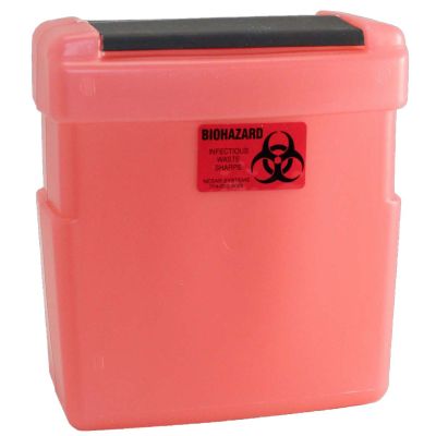 CONTAINER, SHARPS NUCLEAR MED RED 1GL (32/CS)