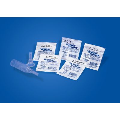 CATHETER, MALE EXTRNL WBAND XLG (100/BX)