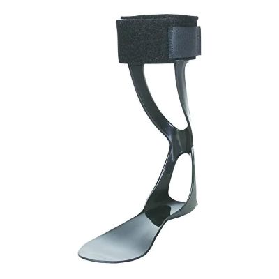 Swedish AFO Right Foot Drop Splint, Black