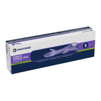 Purple Nitrile Max™ Extended Cuff Length Exam Glove, Small
