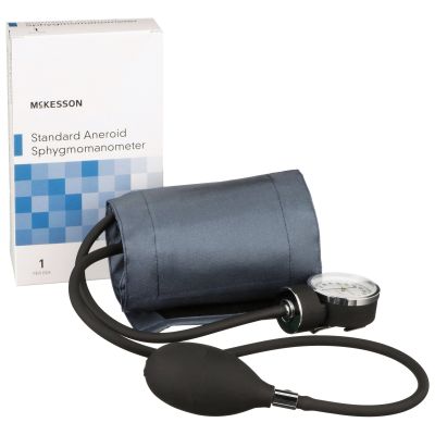 McKesson Aneroid Sphygmomanometer with Cuff, 2-Tube, Pocket-Size, Medium Cuff