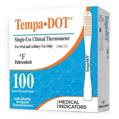 Medical Indicators Tempa·DOT™ Oral / Axillary Thermometer