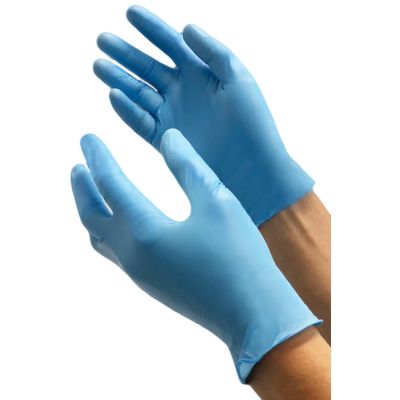New Age® 7945 Series Vinyl Exam Glove, Extra Large, Blue