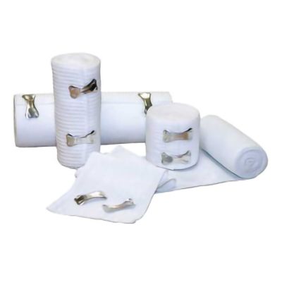 Economy Clip Detached Closure Elastic Bandage, 6 Inch x 5 Yard