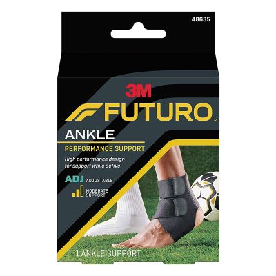 3M™ Futuro™ Ankle Support, Left or Right Foot, Black, Adult