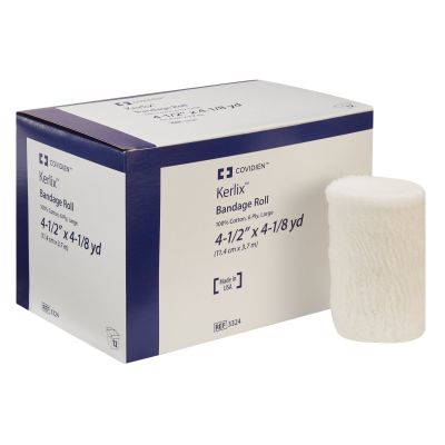 Kerlix™ Fluff Bandage Roll, 4-1/2 Inch x 4-1/10 Yard, 6-Ply