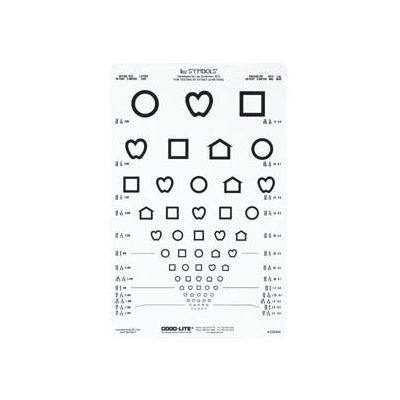 Lea Symbols® Distance Vision Eye Chart