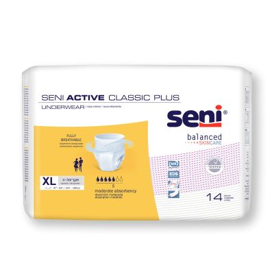 Seni® Active Classic Plus Moderate Absorbent Underwear, Extra Large