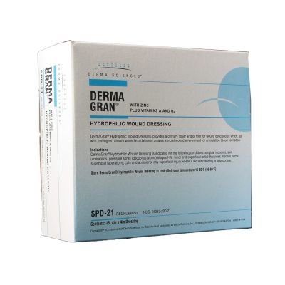 Dermagran® B Zinc Impregnated Dressing, 4 x 4 Inch
