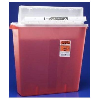 CONTAINER, SHARPS RED 4GL W/CBLID (10/CS)