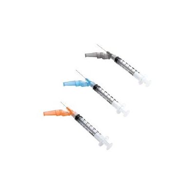 Safety Hypodermic Needle Needle-Pro® EDGE™ 1 Inch Length 20 Gauge Regular Wall Hinged Safety Needle