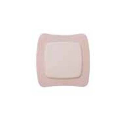 Aquacel® Silicone Adhesive with Border Silicone Foam Dressing, 8 x 8 Centimeter