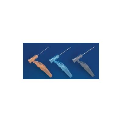 Safety Hypodermic Needle Needle-Pro® EDGE™ 1-1/2 Inch Length 22 Gauge Regular Wall Hinged Safety Needle