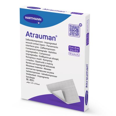Atrauman® Impregnated Wound Contact Layer Dressing, 2 x 2 Inch