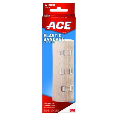 3M™ Ace™ Clip Detached Closure Elastic Bandage, 6 Inch x 5-1/3 Foot