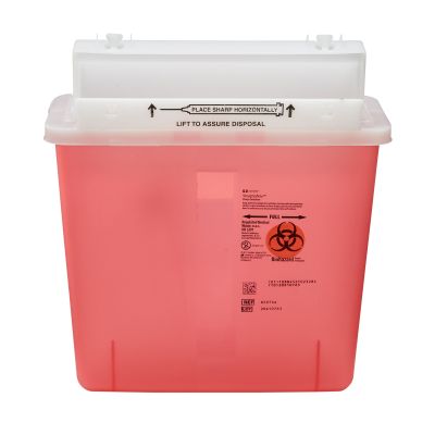 CONTAINER, SHARPS RED 5QT (20/CS)