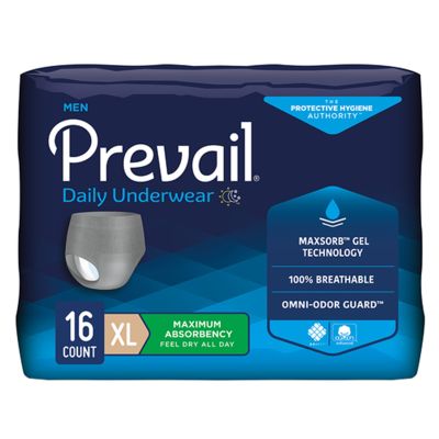 Prevail® Daily Underwear Maximum Absorbent Underwear, Extra Large