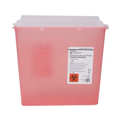 CONTAINER, SHARPS RED 5QT HORIZ (10/BX 2BX/CS)