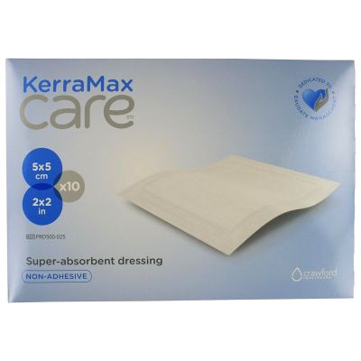 KerraMax Care® Super Absorbent Wound Dressing, 2 x 2 Inch