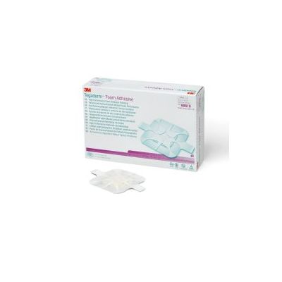 3M™ Tegaderm™ High Performance Adhesive with Border Foam Dressing, 3½ x 3½ Inch