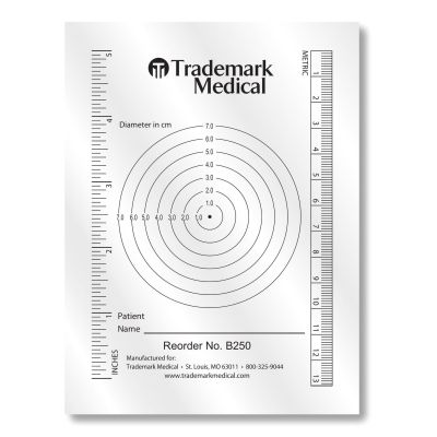 Trademark Medical Wound Measuring Guide