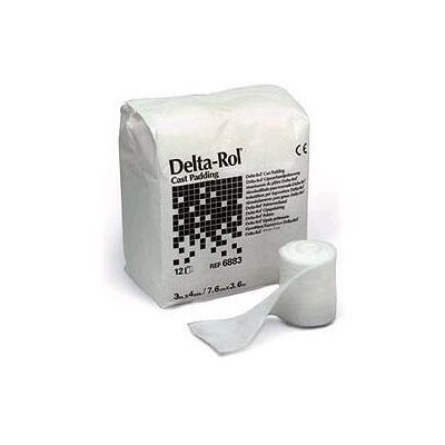 Delta-Rol® White Acrylic Undercast Cast Padding, 4 Inch x 4 Yard