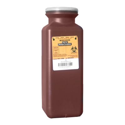 CONTAINER, SHARPS RED 1.7QT TALL TRAY (20/CS)