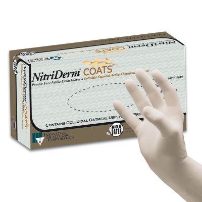 NitriDerm® Coats® Nitrile Exam Glove, Large, White