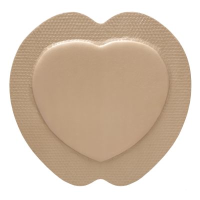McKesson Hydrocellular Foam Dressing with Border Silicone Adhesive, Sacral