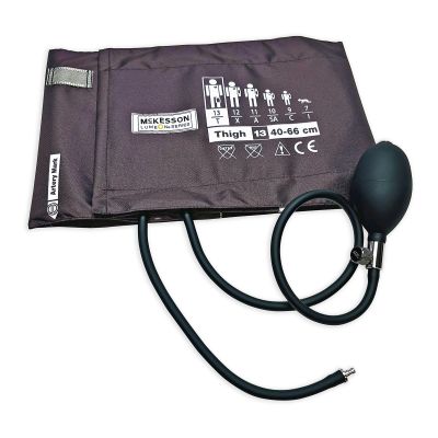 McKesson Lumeon™ Blood Pressure Cuff and Bulb, X-Large Cuff, 40 – 66 cm, Thigh