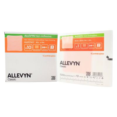 Allevyn Classic Nonadhesive without Border Foam Dressing, 4 x 4 Inch