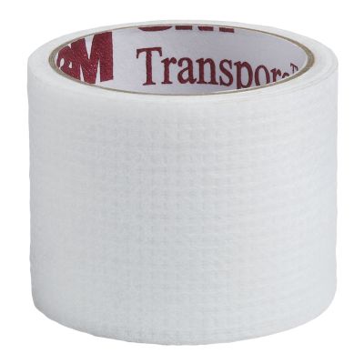 3M™ Transpore™ Plastic Medical Tape, 1 Inch x 1-1/2 Yard, White