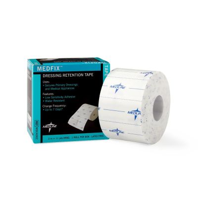 MedFix™ Nonwoven Dressing Retention Tape, 2 Inch x 11 Yard, White