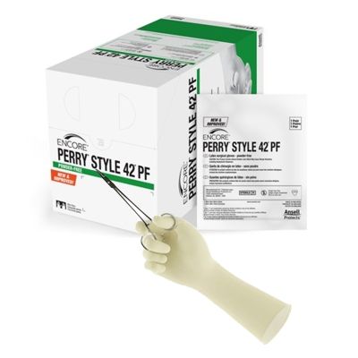 GLOVE, SURG LTX 9.0 STR2 SMTH (50PR/BX 4BX/CS)