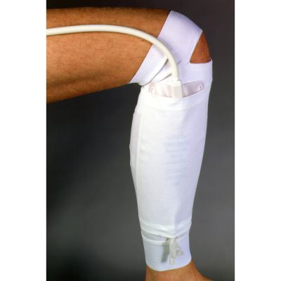 HOLDER, F/LEG BAG FABRIC WHT LEG WHT LG