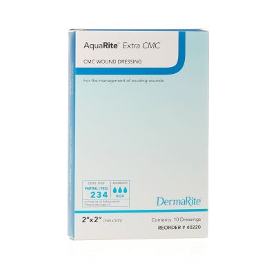 AquaRite™ Extra CMC Gelling Fiber Wound Dressing, 2 x 2 Inch