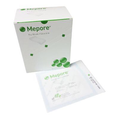 Mepore® Adhesive Dressing, 3 X 4 inch