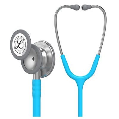 3M Littmann® Classic III™ Monitoring Stethoscope, Turquoise, 27 Inch Tube