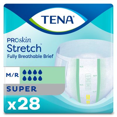 Tena® ProSkin Stretch™ Super Incontinence Brief, Medium