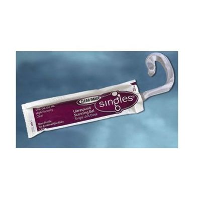 GEL, ULTRASOUND CLEAR IMAGE 1OZ (400/CS)