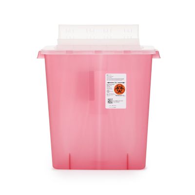 CONTAINER, SHARPS RED 3GL UNWNDR (10/CS)